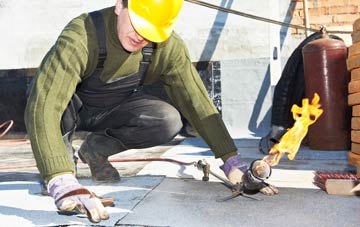 Burley Gate flat roof construction